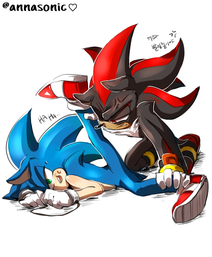 This visual is about sonic the hedgehog shadow the hedgehog sonadow give me...