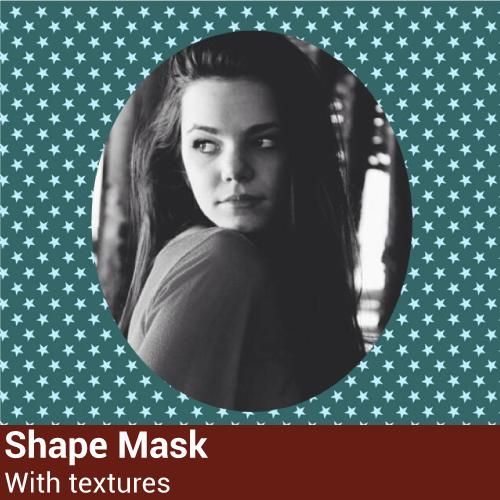 picsart shape mask with texture